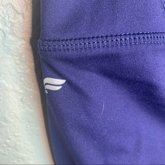 Fabletics Motion365 Trinity Hi Waisted Leggings Navy Blue - Picture 5 of 12